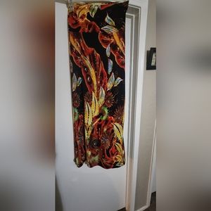 Tropical fitted skirt